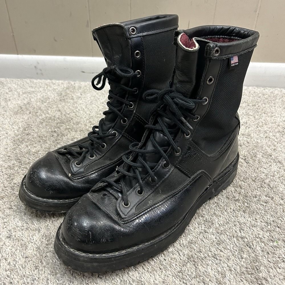 Danner‎ Acadia Boots Mens 12D Goretex 200G Black Leather Combat Made in USA GTX